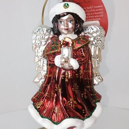 EUC Radko 2015 Blessed Seasons Angel Ornament # 1017607 **RB**