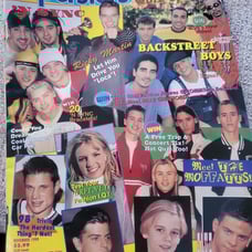 90s vintage superstars Magazine britney spears nsync aaron carter joey MacIntyre