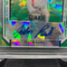 Justin Powell Leaf Metal Rookie Auto - Pre-Proof 1/1 - Crystal Green