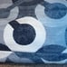 COACH KRISTIN OP ART BLUE AND WHITE SHOULDER BAG. EXCELLENT CONDITION!