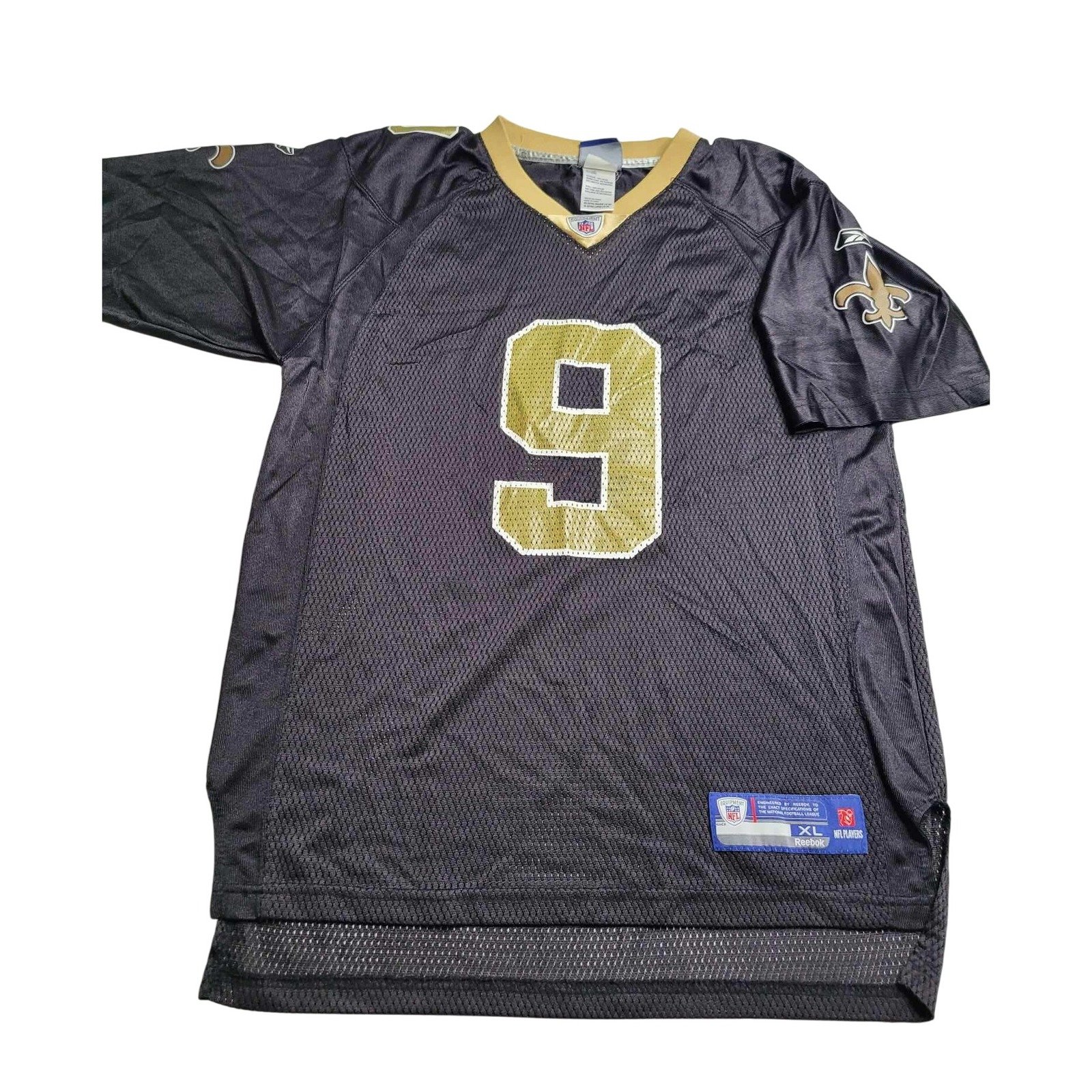 3659 Reebok NFL New Orleans Saints Drew Brees Jersey Youth XL