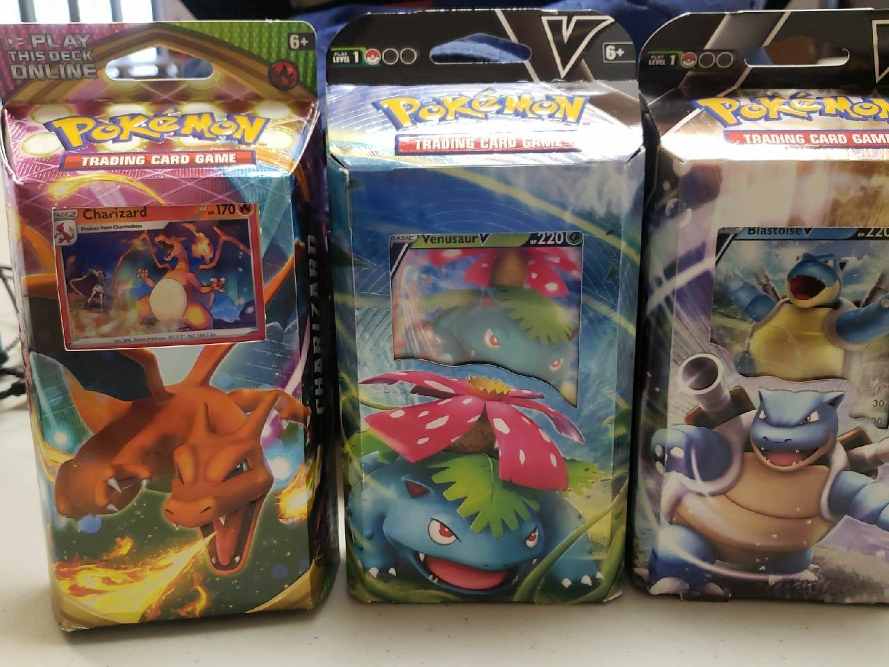 Pokemon Trading cards sets Charizard Bla