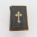 Antique 1800s Church Services White Cross Embellished Hardcover Book Religious