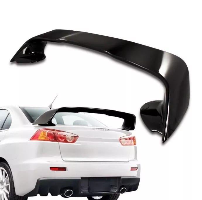 For 2008-17 Mitsubishi Lancer JDM EVO 10 X Style Gloss Black Trunk Spoiler Wing