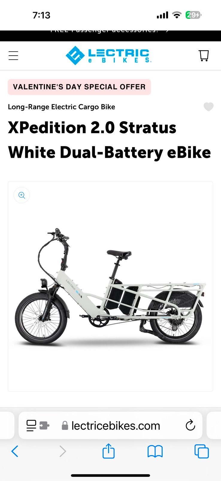 XPedition 2.0 Stratus White Dual-Battery eBike