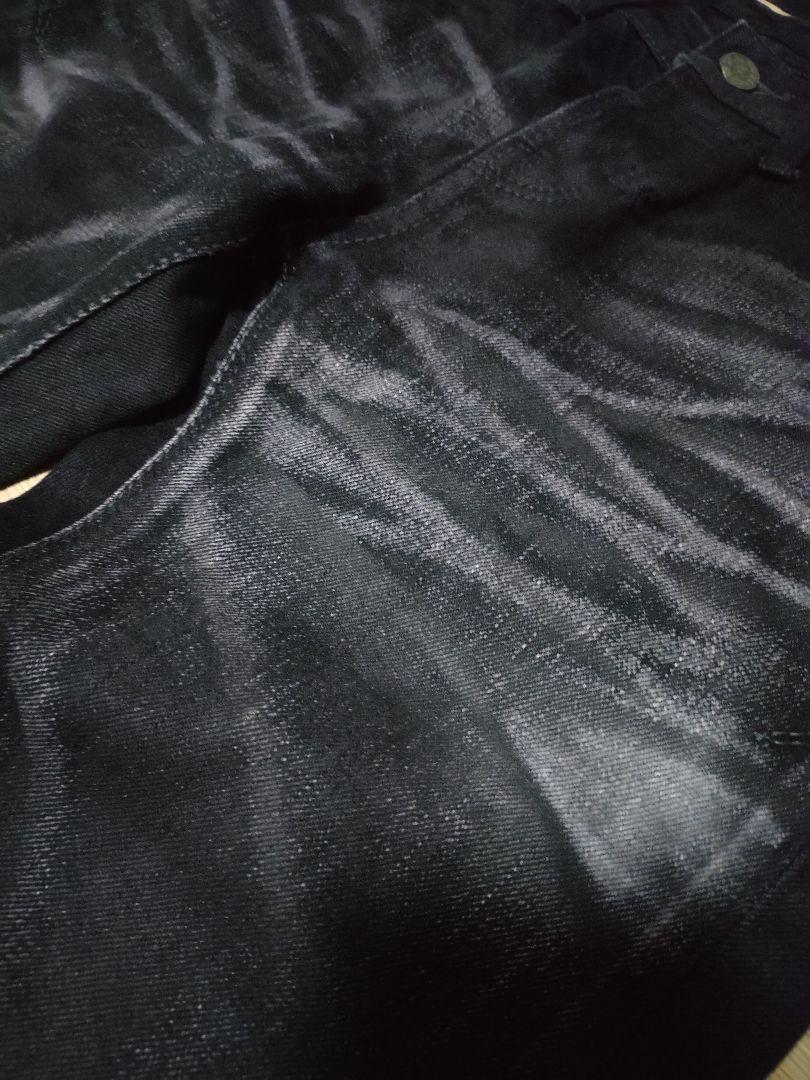 特別オファー FUGA denim coated black パンツ