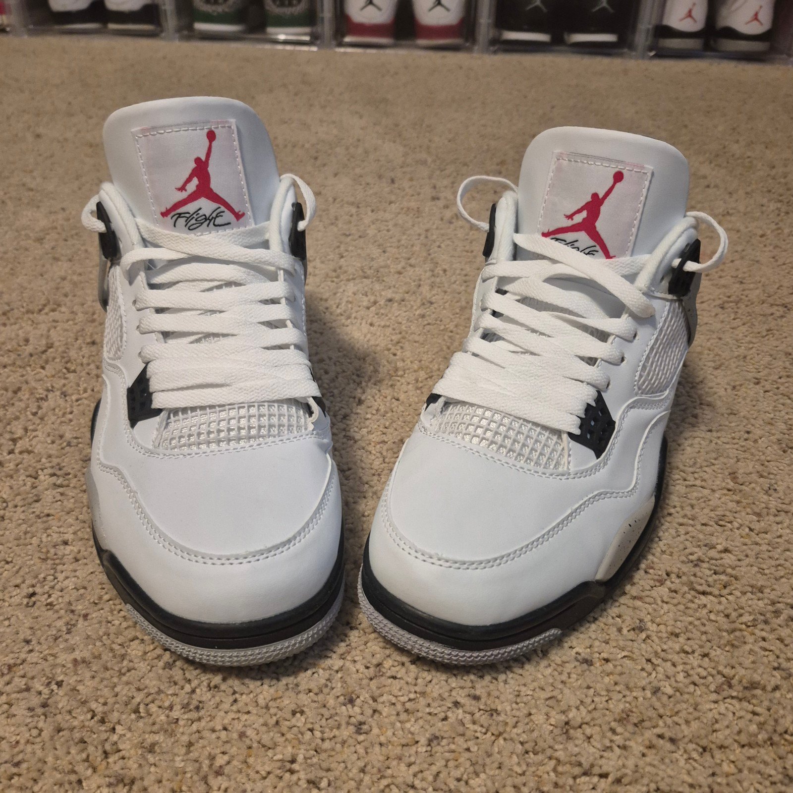 Air Jordan 4 White Cement