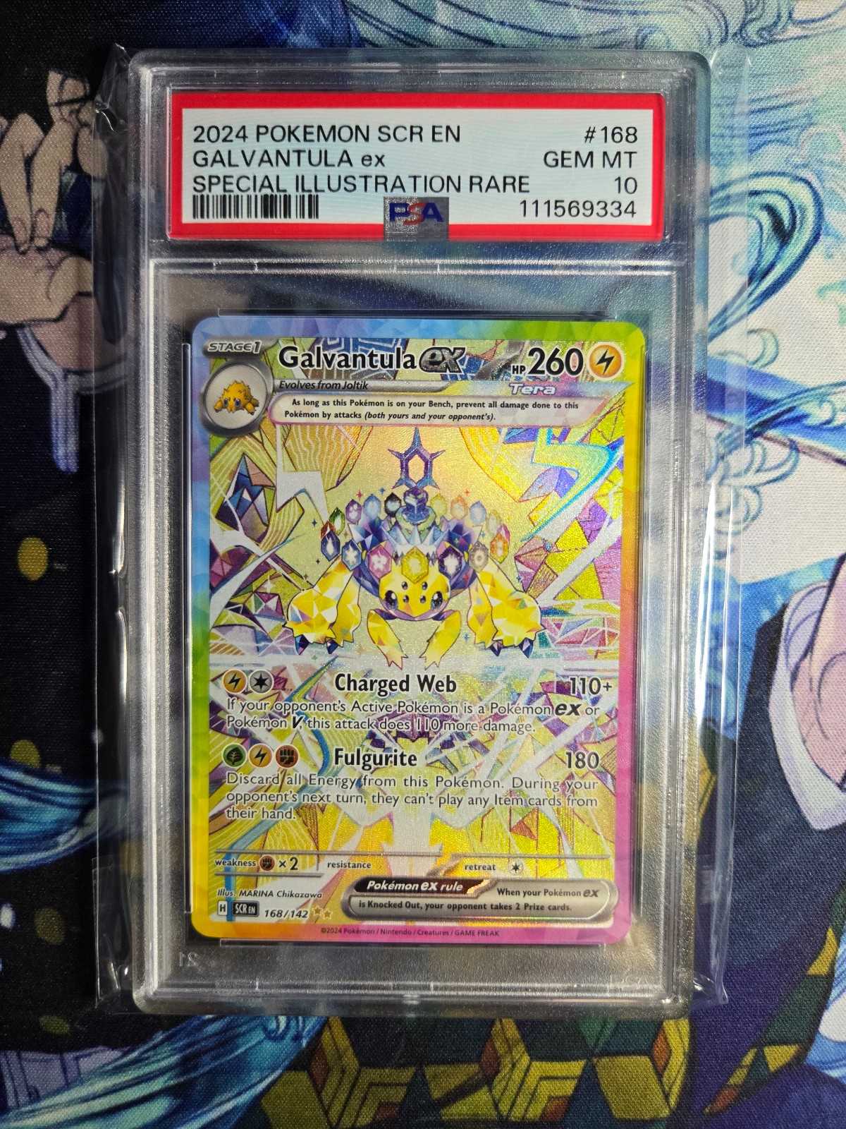 Pokemon Galvantula EX 168/142 PSA 10