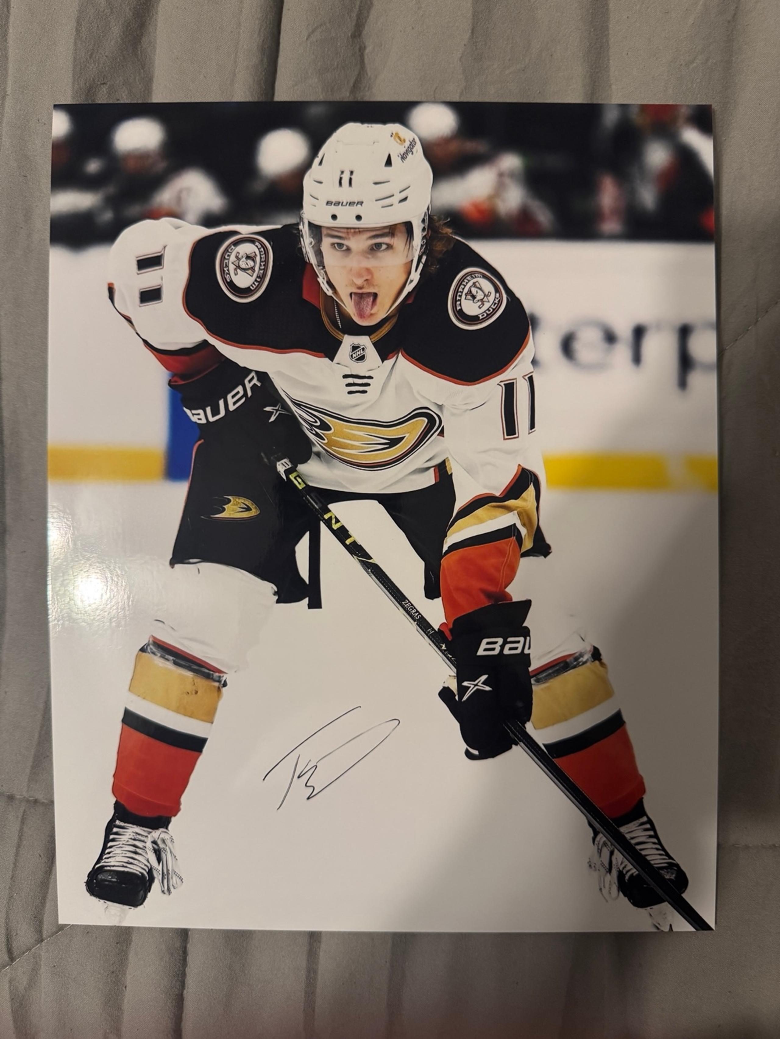 Trevor Zegras autographed photo