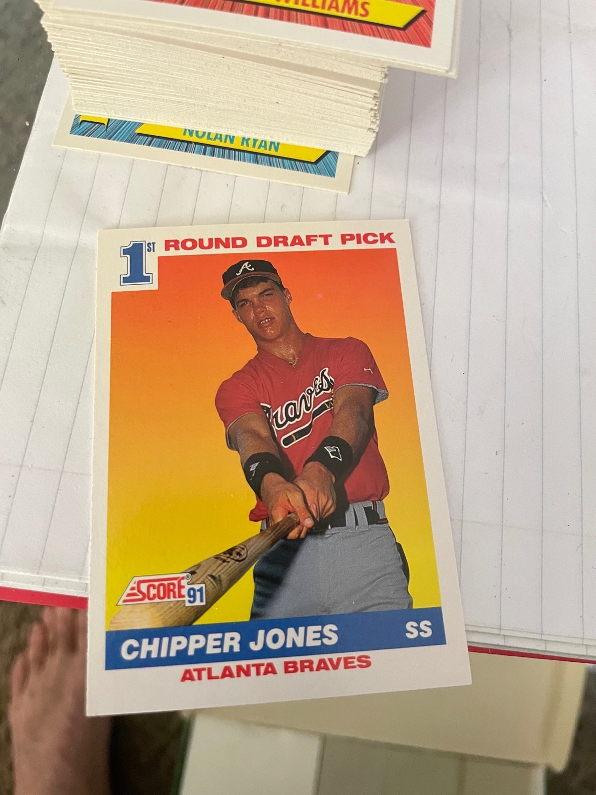 Chipper jones #1 draft pick