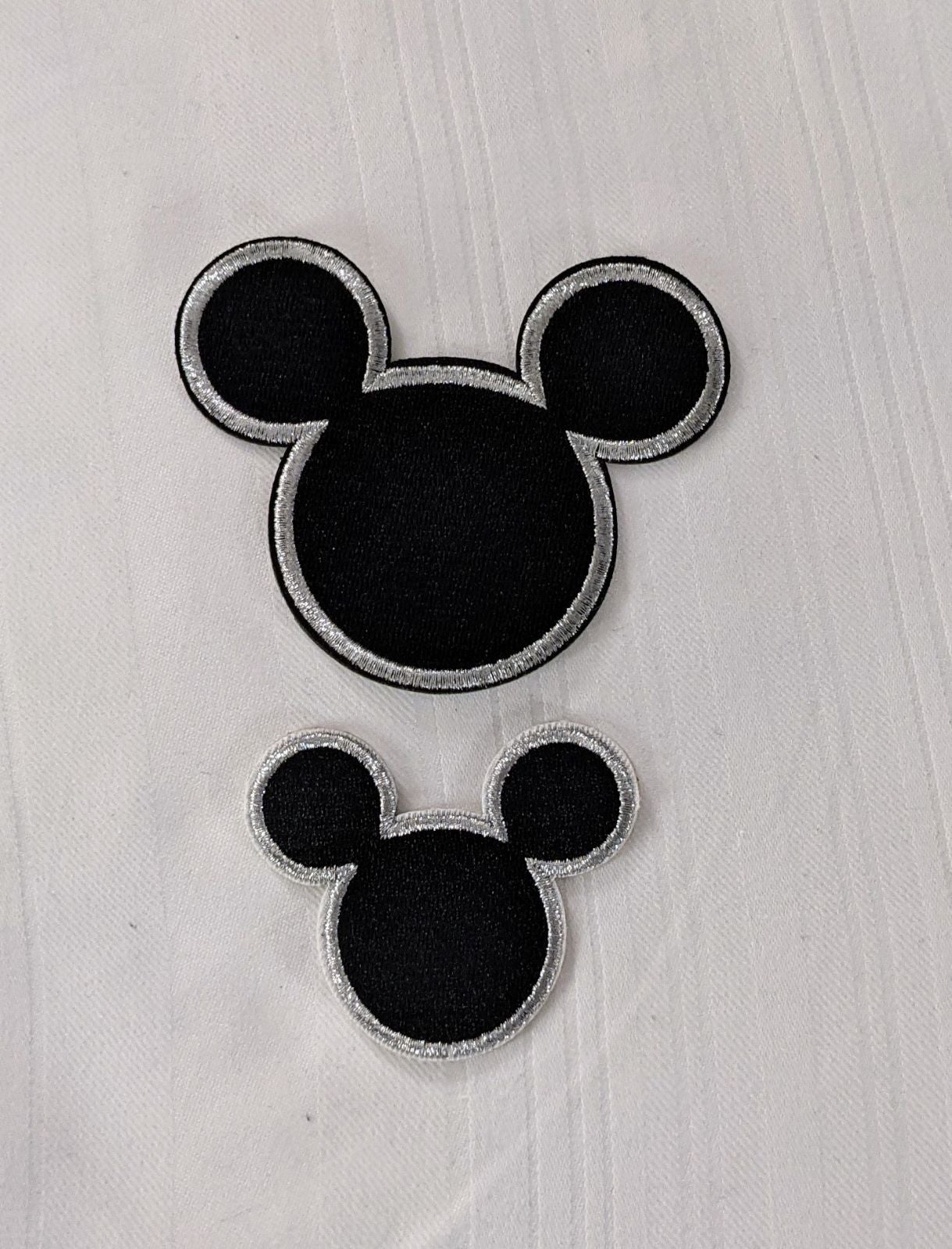 Stoney Clover Lane 3 and 2 Mickey Outline Silhouette Patches Discontinued