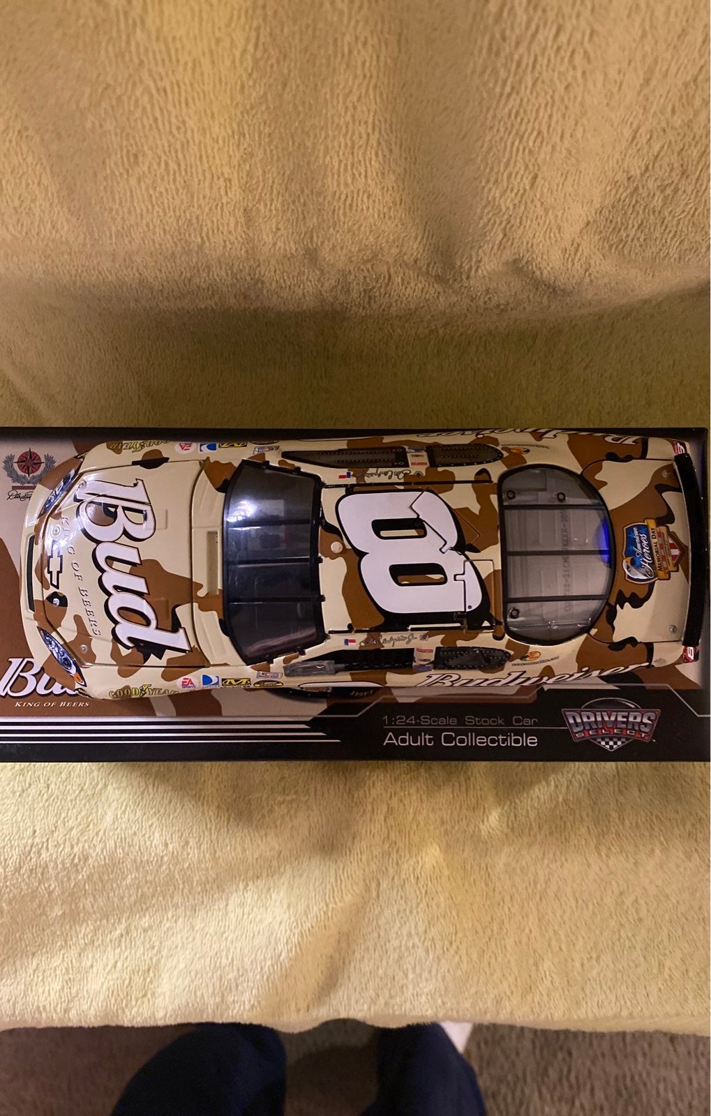 Dale Earnhardt Jr Budweiser Camo / American Heroes 1.24 Scale Diecast