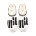 UGG Tasman Chopd Shearling Sandal Mens Size 10 Braid Leather Upper Slipper Logo