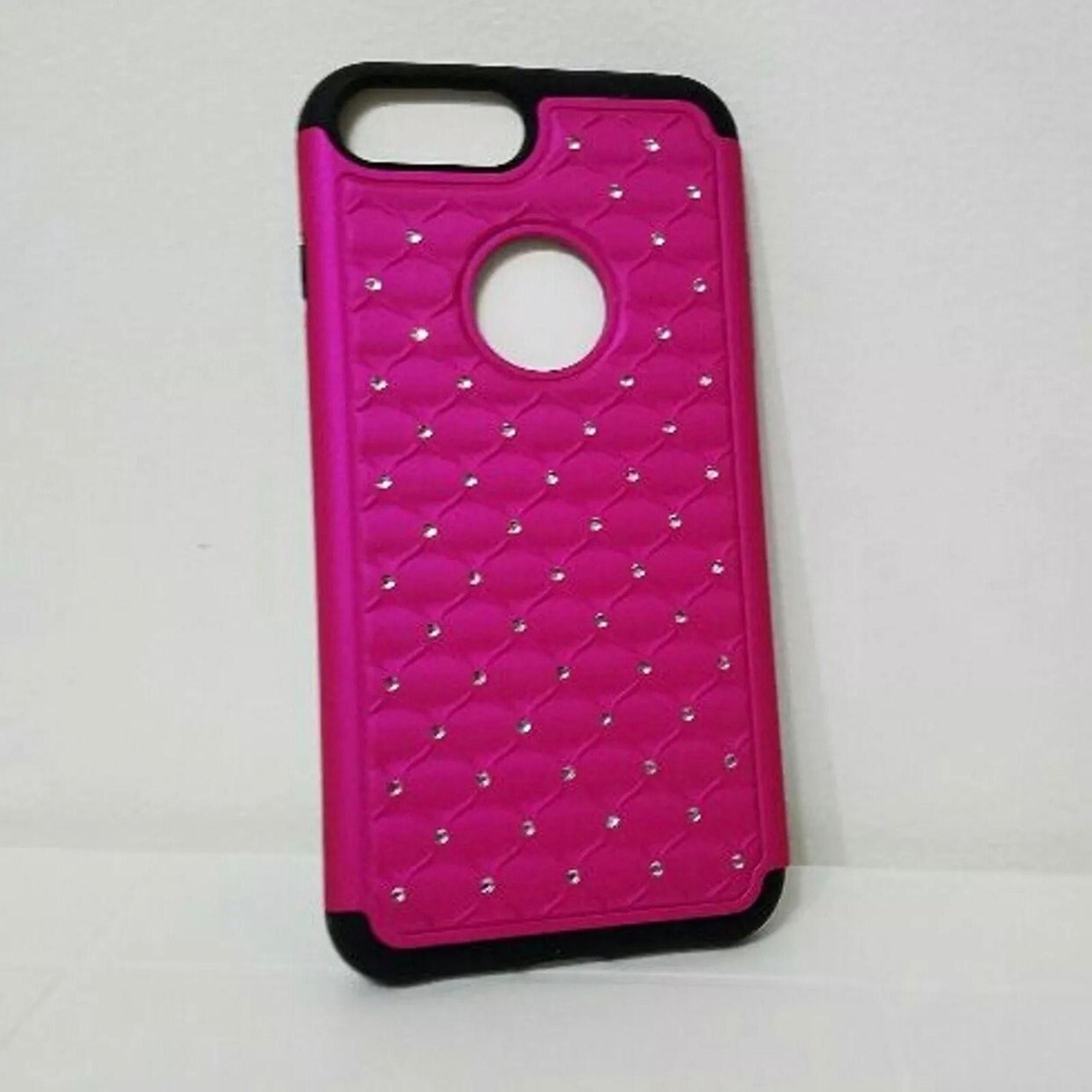 Apple iPhone 7 Plus Fuchsia Bling Case
