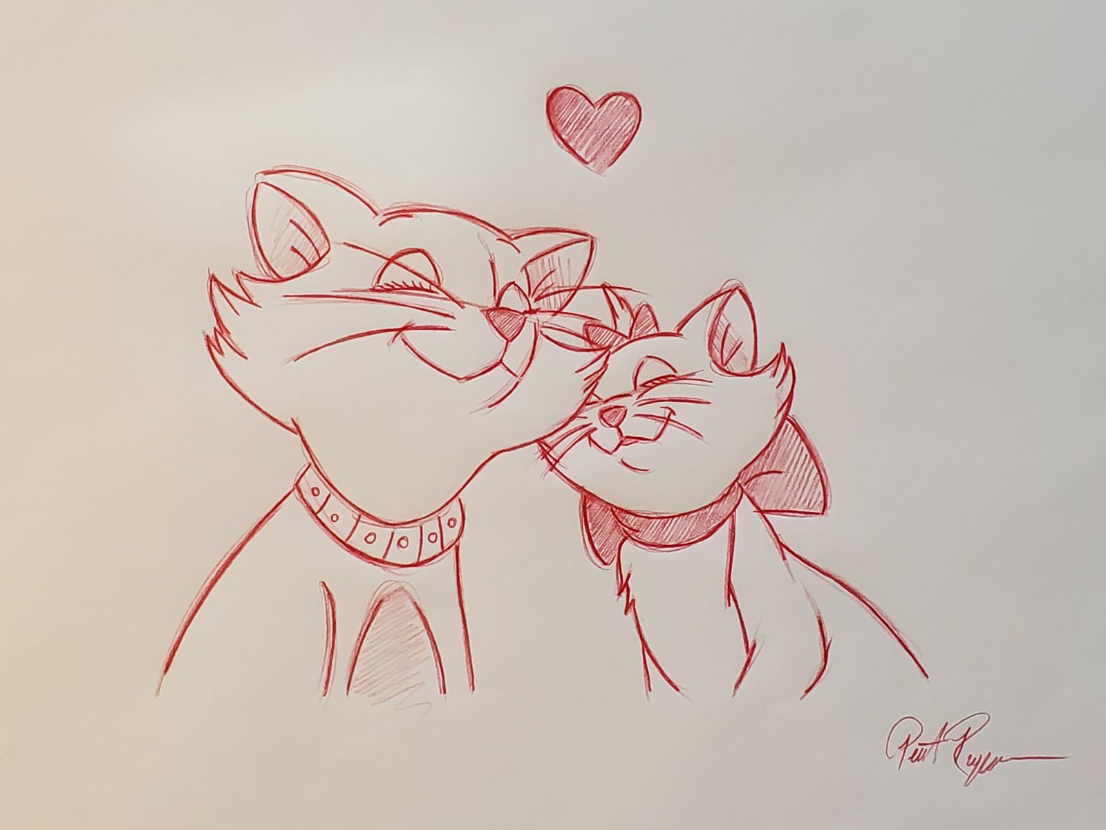 Disney Aristocats Marie Dutchess drawing