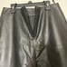 NWT Trek New York Black Genuine Leather Maxi Pencil Skirt Size 4