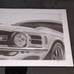'70 Ford Mustang Drawing
