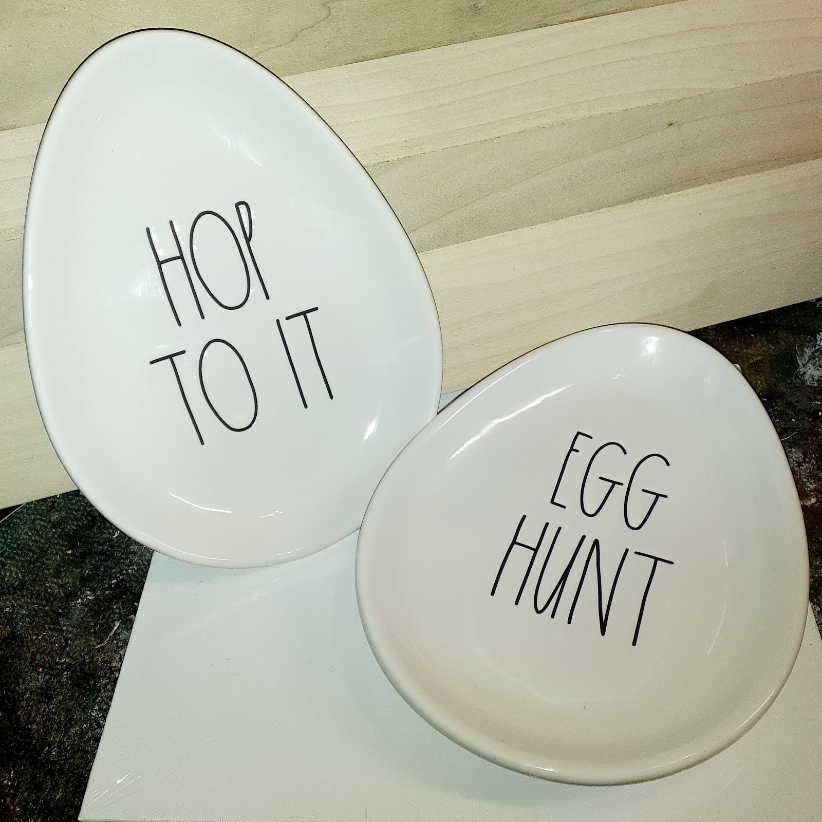 Easter Rae Dunn 2 pc set