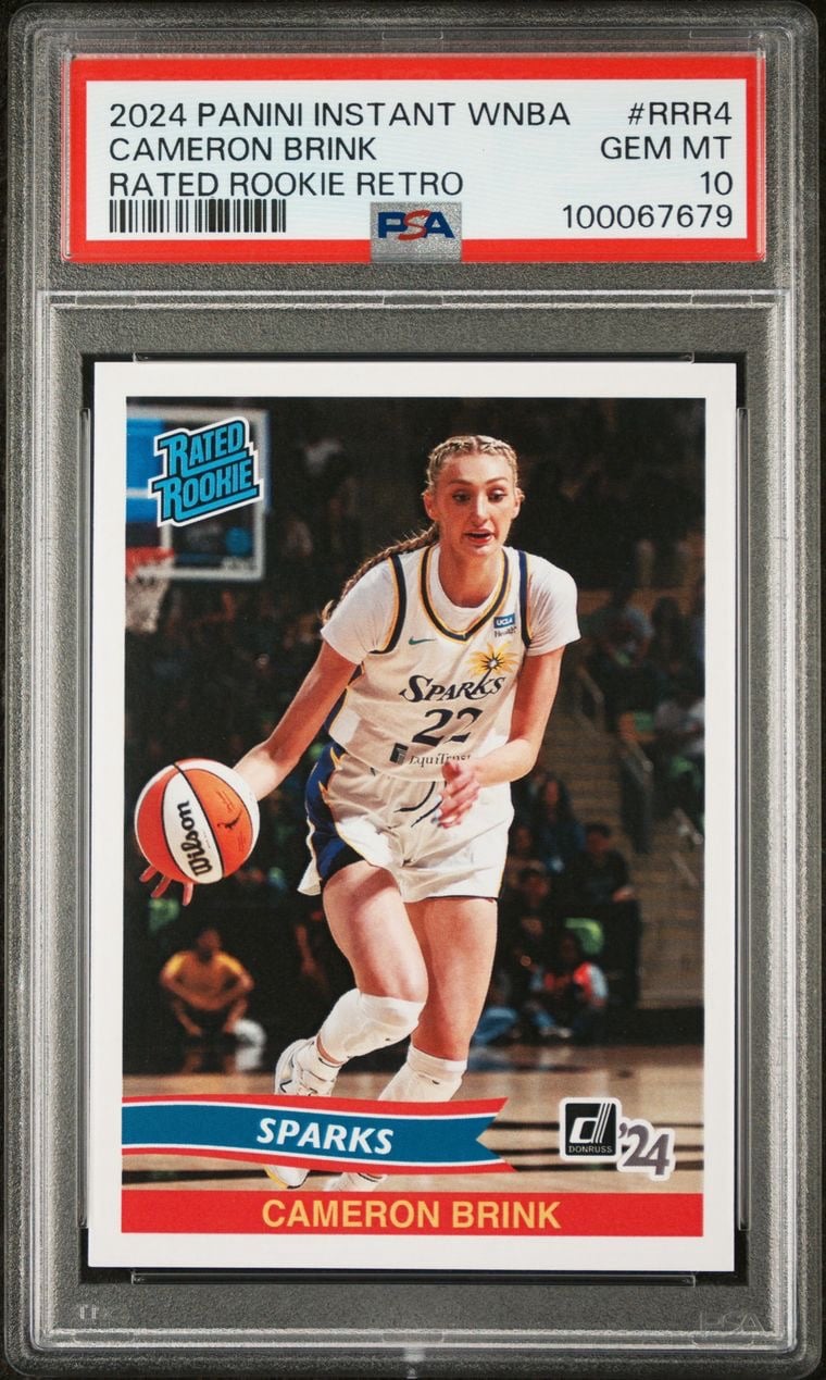 2024 Panini Instant WNBA Rated Rookie Retro #RRR4 Cameron Brink PSA Gem Mint 10
