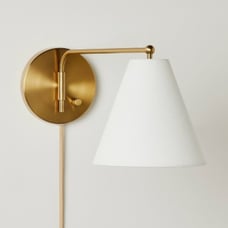 Wall Sconce with Horizontal Arm Brass - Threshold designed with Studio McGee