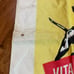 1950s Vitality Chicago Illinois 100 lbs Cattle feed bag canvas advertising decor
