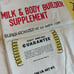 1950s Vitality Chicago Illinois 100 lbs Cattle feed bag canvas advertising decor