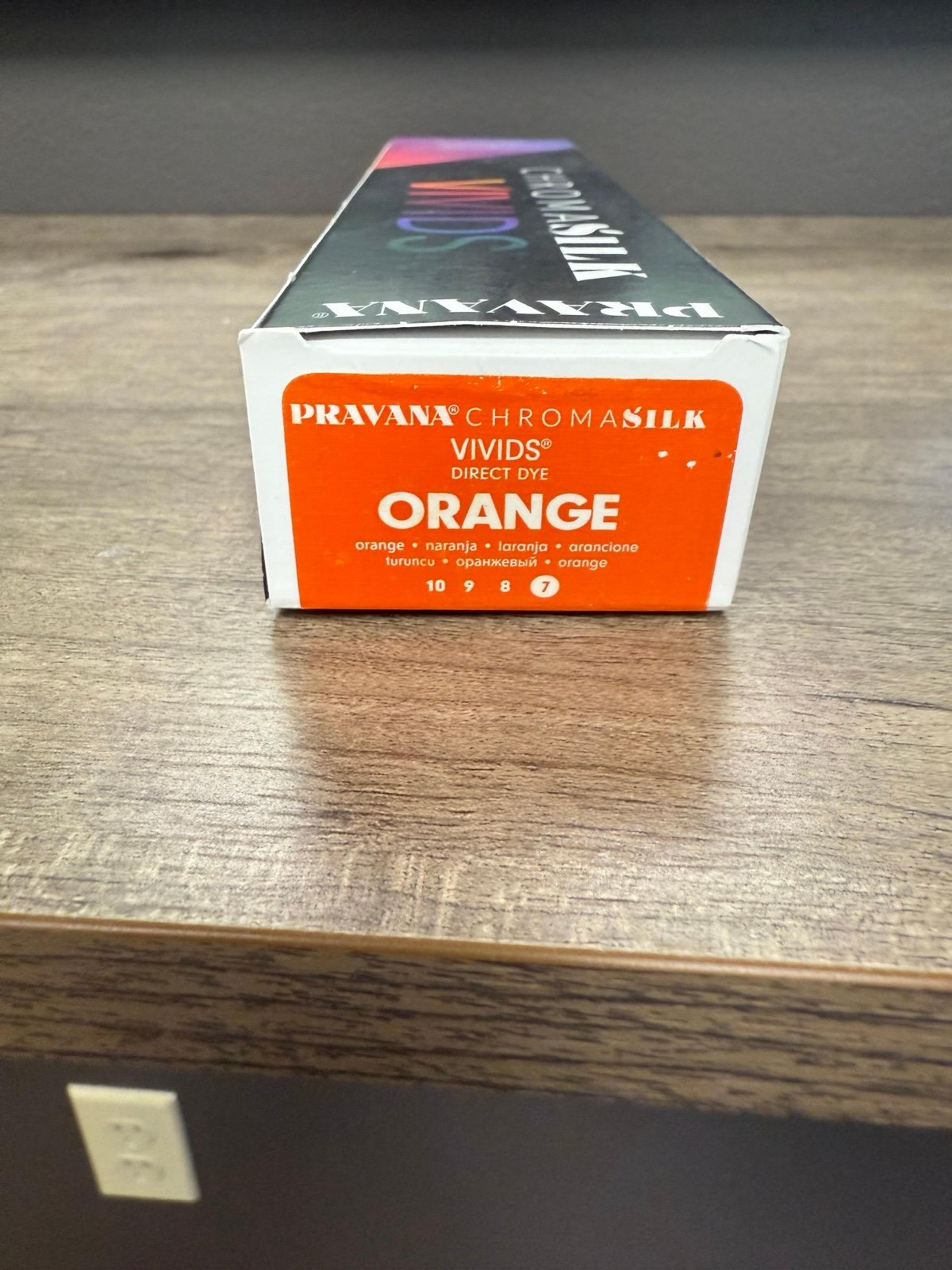 Pravana Orange Semi Permanent Hair Color New