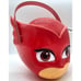 Girls PJ Masks Red Owlette Deluxe Toddler 3T/4T Costume & Candy Treat Basket NEW