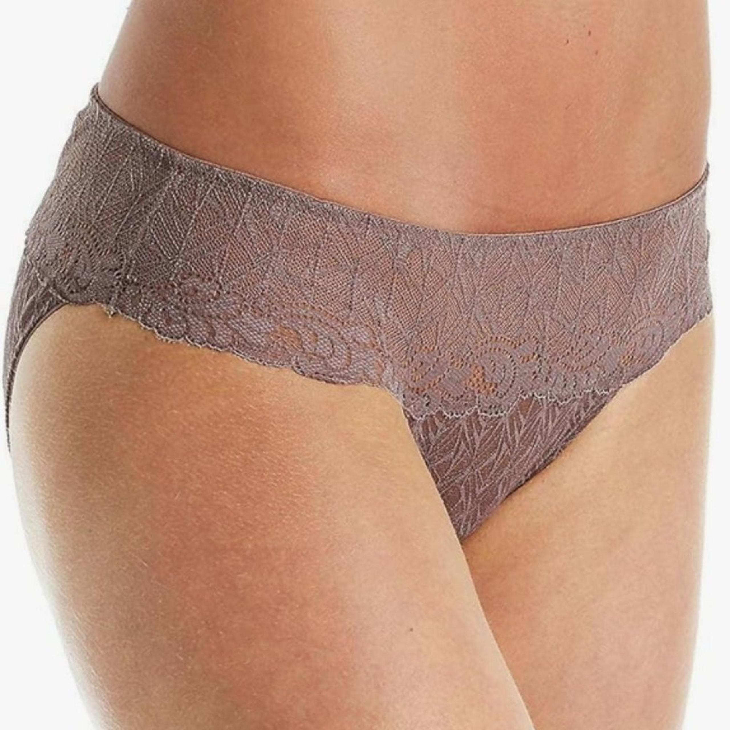Wacoal Women's Vivid Encounter Bikini Panty Deep Taupe Size Medium