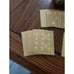 Celtic Brass Card Holder 15 Gold Foil 24k Playing Cards, Wood Storage Box