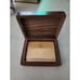 Celtic Brass Card Holder 15 Gold Foil 24k Playing Cards, Wood Storage Box