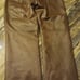Brown leather pants size 10