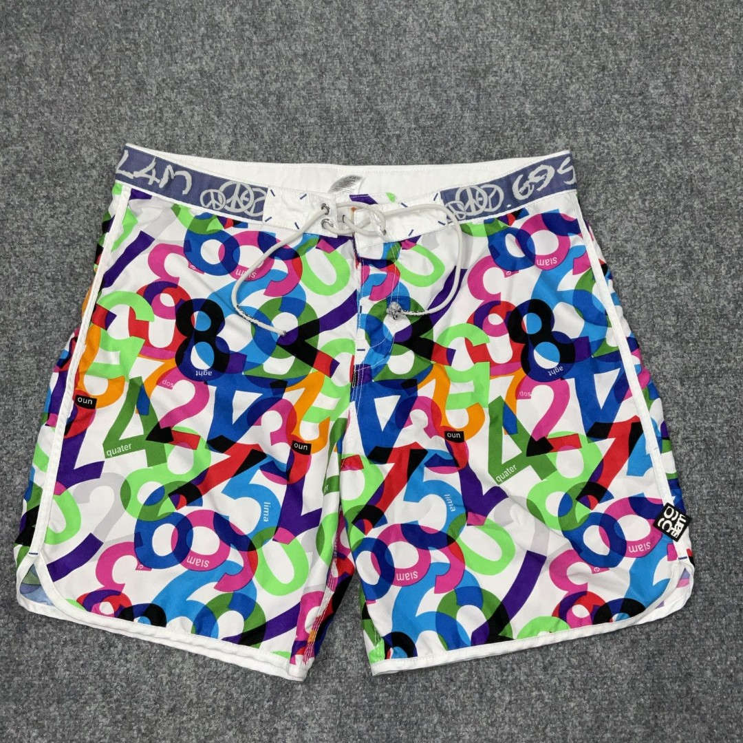 69 Slam Shorts Mens Size 36 Board Shorts Swim Outdoors