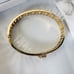 18k Gold Plated Medusa Greek Bangle solid Bracelet Unisex designer bangle