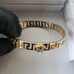 18k Gold Plated Medusa Greek Bangle solid Bracelet Unisex designer bangle