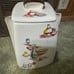 Vintage MCM Atomic Stanford Pottery Large Kitchen Canister