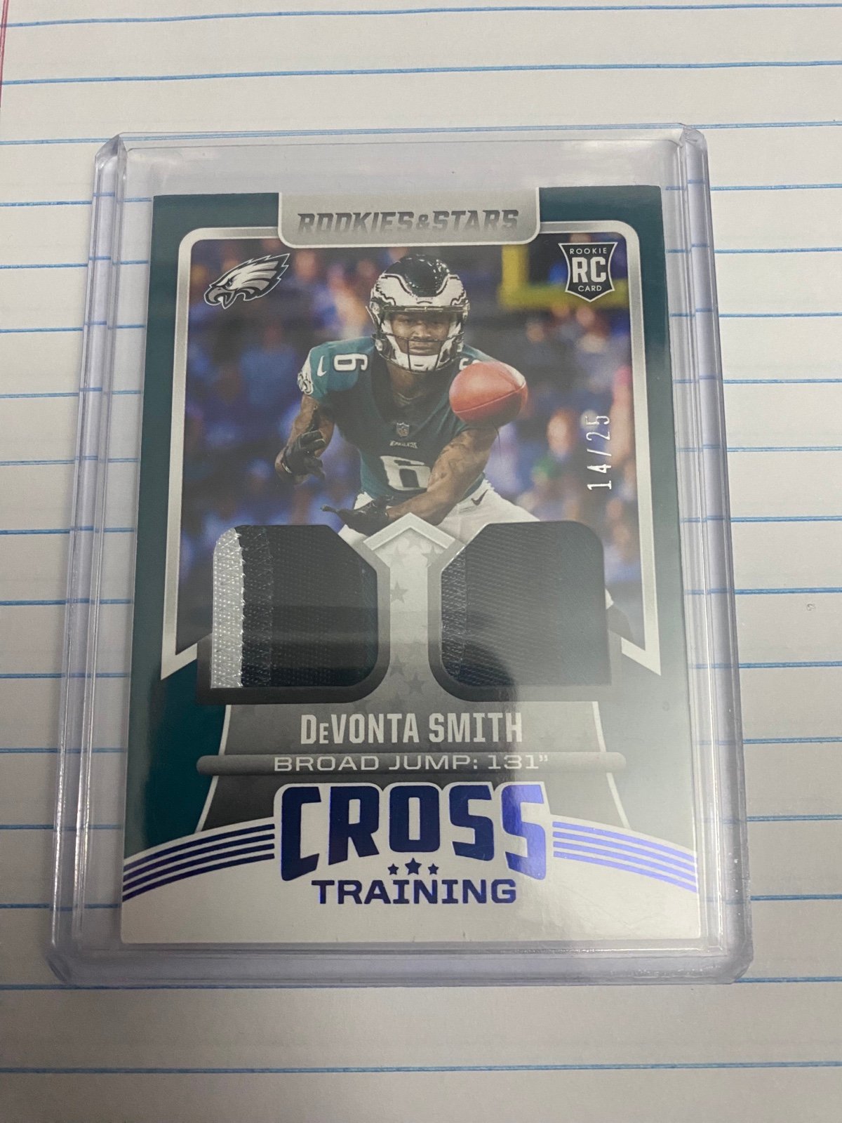2021 Panini R&S Devonta Smith Rookie Patch #/25