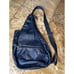 AMERIBAG Healthy Back 17 Sling Bag Backpack Black Leather Multiple Pockets