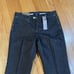 VTG Y2K Banana Republic Women Trouser Jeans Size 0 Inseam 32” Black Flare NEW