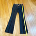 VTG Y2K Banana Republic Women Trouser Jeans Size 0 Inseam 32” Black Flare NEW