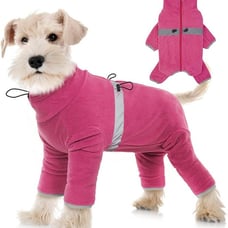 Dog Winter Coat Polar Fleece Clothes Windproof Full Body Pullover Jacket