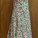 Zara Floral Print Cottagecore Prairiecore Sleeveless Tie Shoulder DRESS XL NWT