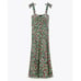 Zara Floral Print Cottagecore Prairiecore Sleeveless Tie Shoulder DRESS XL NWT