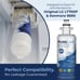 PURELINE Refrigerator Water Filter, Replacement Filter #PL-500, LT700P, 3 Pack