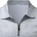 Zipper Polo Shirts for Mens, Fall Striped Slim Fit Long Sleeve