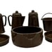 Marx Johnny West Best of the West Frying Pans Kettles Buckets 1960's Accessories