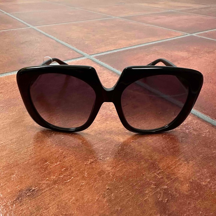 NWT Max Mara Black Cat-Eye Sunglasses
