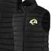 LA Rams Sleeveless Puffer Jacket Winter Coat Vest NWT...embroidered team graphic