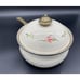 LINCOWARE ENAMEL SAUCEPAN 5 INCH WITH LID BRASS HANDLE VINTAGE 5 Saucepan
