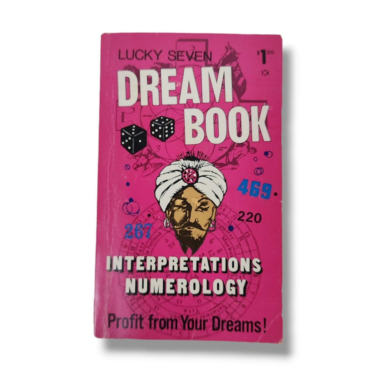 Lucky Seven Dream Book by Evad Aras Interpretations & Numerology Vintage Book